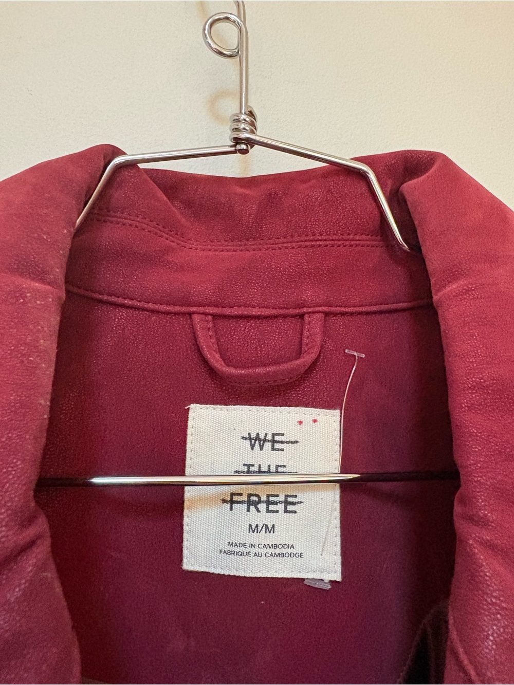 NWOT Free People We The Free River Vegan Suede Jacket Size Medium - Picture 5 of 15